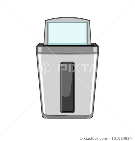 document cut shredder cartoon vector illustration 101984924