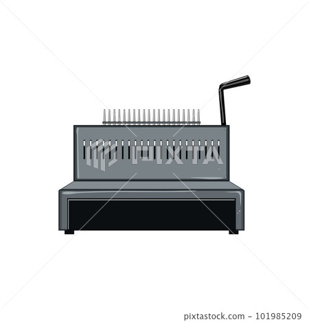 equipment binding machine cartoon vector illustration 101985209