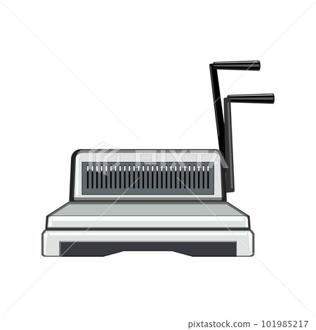 binder binding machine cartoon vector illustration binder binding machine cartoon vector illustration 101985217