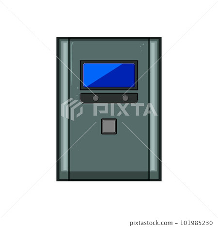 equipment battery backup cartoon vector illustration 101985230