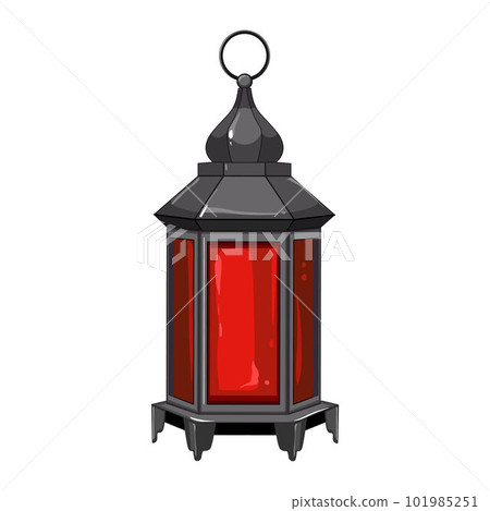 greeting arabic lantern cartoon vector illustration greeting arabic lantern cartoon vector illustration 101985251