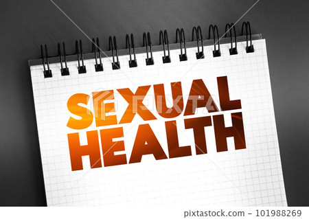 Sexual Health text quote on notepad, concept background Sexual Health text quote on notepad, concept background 101988269