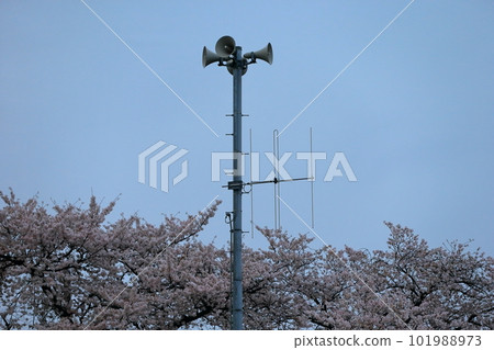 Disaster prevention administration wireless outdoor loudspeaker 101988973
