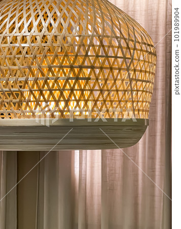 Interior design and lighting decor, elegant modern lamp as home decoration product, furniture detail 101989904