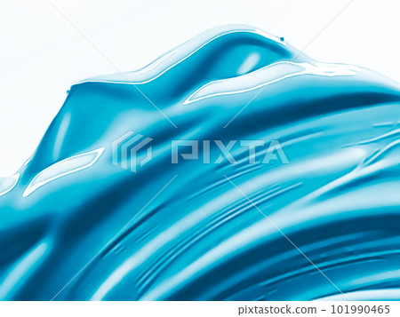 Glossy blue cosmetic texture as beauty make-up product background, cosmetics and luxury makeup brand design Glossy blue cosmetic texture as beauty make-up product background, cosmetics and luxury makeup brand design 101990465