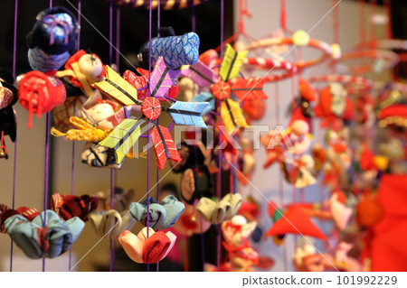 Traditional hanging dolls that create a rustic atmosphere (Former Ichikawa Family Residence, Nisshin City, Aichi Prefecture) Traditional hanging dolls that create a rustic atmosphere (Former Ichikawa Family Residence, Nisshin City, Aichi Prefecture) 101992229