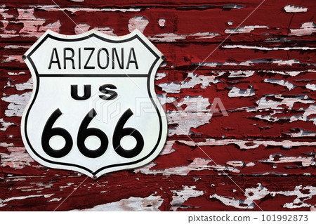 Arizona US 666 route sign 101992873