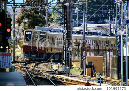6050系復興色列車在鬼怒川路上疾馳 6050系復興色列車在鬼怒川路上疾馳 101993373