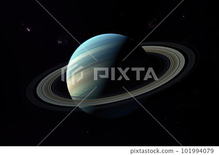 Unknown planet, view from space. Generative AI Unknown planet, view from space. Generative AI 101994079