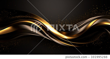3D abstract wallpaper. Three-dimensional dark golden and black background. Black and gold background. golden wallpaper 3D abstract wallpaper. Three-dimensional dark golden and black background. Black and gold background. golden wallpaper 101995288