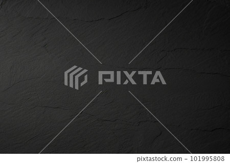 Dark grey black slate background. Black stone texture. Slate background 101995808