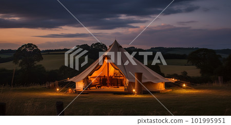 glamping. luxury glamorous camping. glamping in the beautiful countryside 101995951