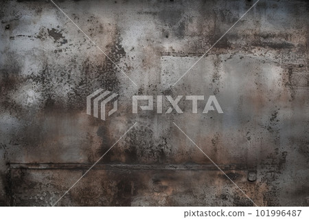 Grunge metal background. Rusty metal texture. Rusted metallic background. Scratched grunge metallic texture 101996487