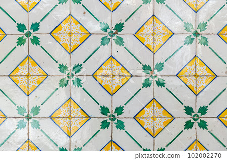 Traditional Portuguese glazed tiles Traditional Portuguese glazed tiles 102002270