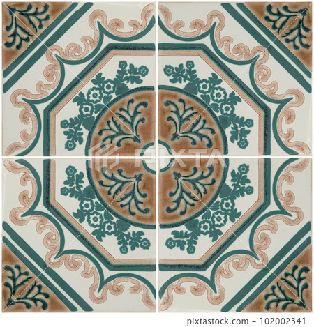 Traditional Portuguese glazed tiles 102002341