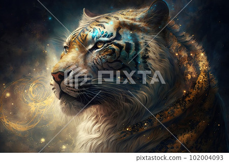 Celestial Guardian Tigre. Tigre style. Ethereal. 102004093