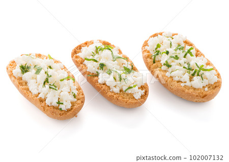 Crispbread with fromage Crispbread with fromage 102007132