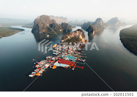 Fisherman's village in the middle of the sea, Koh Panyee 102011501