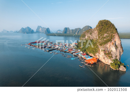 Fisherman's village in the middle of the sea, Koh Panyee 102011508