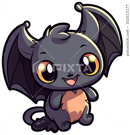 Funny and cute bat transparency sticker. Funny and cute bat transparency sticker. 102013177