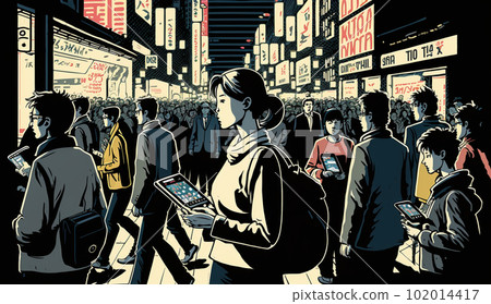 People struggling in the digital world 102014417