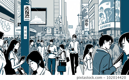 迷茫數字社會的人圖片 迷茫數字社會的人圖片 102014420