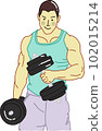 Man Weight Lifting 102015214