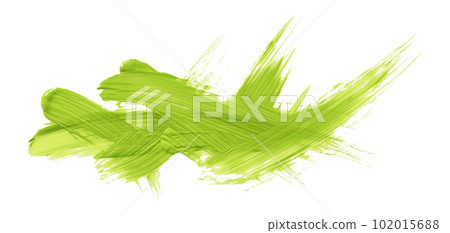 Green brush isolated on white background. Lime green. Green brush isolated on white background. Lime green. 102015688