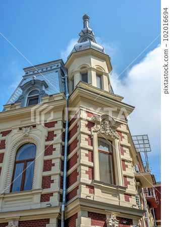 Historical Falz-Fein building on the Gogol street in Odessa, Ukraine Historical Falz-Fein building on the Gogol street in Odessa, Ukraine 102016694