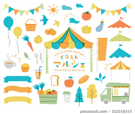 一套手繪馬爾凱市場插圖,市場,活動,集市,裝飾,節日,跳蚤市場,絲帶 一套手繪馬爾凱市場插圖,市場,活動,集市,裝飾,節日,跳蚤市場,絲帶 102016833