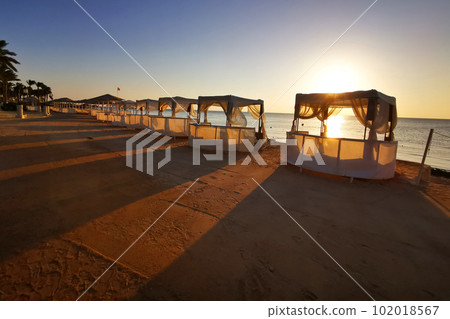 sunset in egypt, near Red sea sunset in egypt, near Red sea 102018567