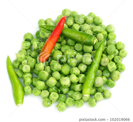 Frozen green peas with chilies Frozen green peas with chilies 102019066