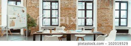 Concept of creative cooperate work space for startup 102019329