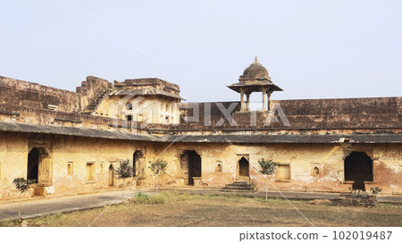 View of Ruined Fort Palace of Rohtas Fort, Bihar 102019487