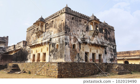 View of Ruined Fort Palace of Rohtas Fort, Bihar 102019490