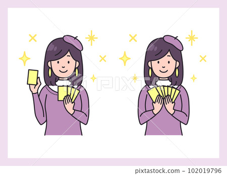 Female fortune teller 102019796