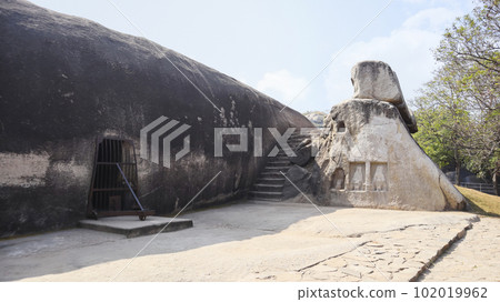 Backside Entrance of Barabar Caves, Jahanabad, Bihar 102019962