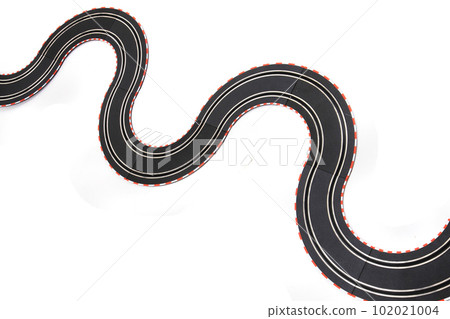 toy car racing track isolated toy car racing track isolated 102021004
