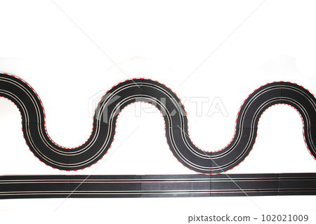toy car racing track isolated 102021009