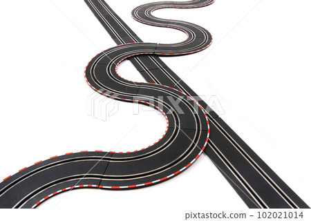 toy car racing track isolated 102021014