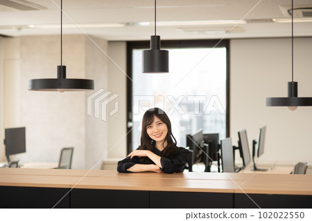 OL relaxing in the office 102022550