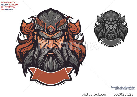 Indian chief mascot. Esport emblem logo design. Fully editable colored vector illustration. Good for print or logo design. Indian chief mascot. Esport emblem logo design. Fully editable colored vector illustration. Good for print or logo design. 102023123