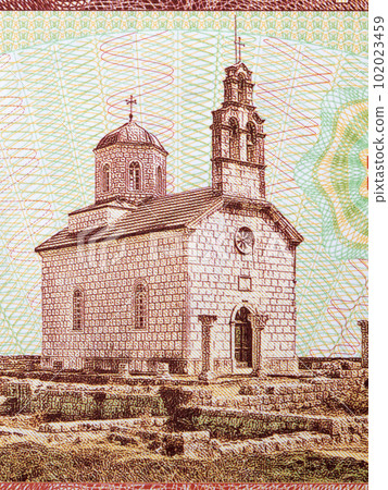 Manor church - Cetinje from money Manor church - Cetinje from money 102023459