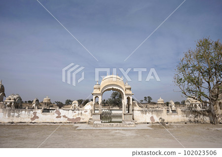 Sethani Ka Johara, is a reservoir made by the widow of Bhagwan Das Bagla in the year 1899, located in Churu, Shekhawati, Rajasthan, India Sethani Ka Johara, is a reservoir made by the widow of Bhagwan Das Bagla in the year 1899, located in Churu, Shekhawati, Rajasthan, India 102023506