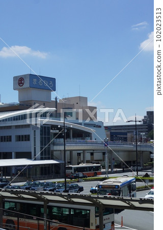 Summer in front of Ageo Station 102023513