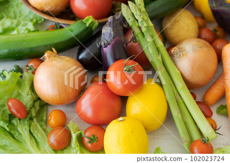 Photo of a collection of vegetables Photo of a collection of vegetables 102023724