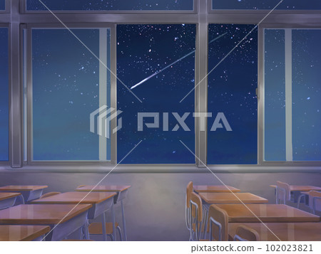 Classroom with a view of the starry sky Classroom with a view of the starry sky 102023821