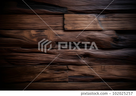 Elegant and Modern Dark Wood Background Design. created with Generative AI 102025257