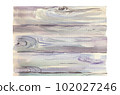 Watercolor Wood Board Horizontal Shabby Texture. Wooden Color Vintage Watercolor Background. Closeup. Copy Space. 102027246