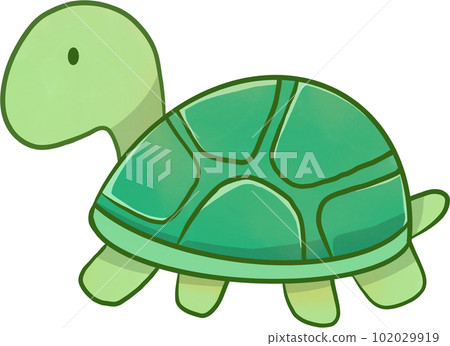 Cute turtle cartoon for illustration, element, clip art and kid Cute turtle cartoon for illustration, element, clip art and kid 102029919